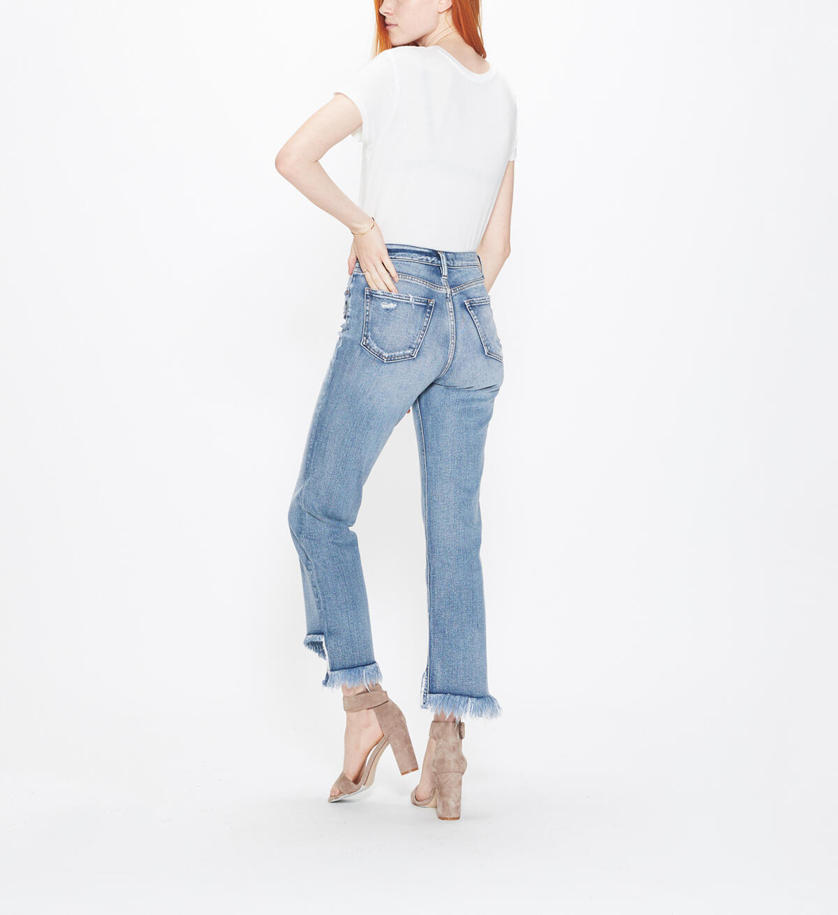 Vintage Ankle Straight High Rise Medium Wash, , hi-res image number 1