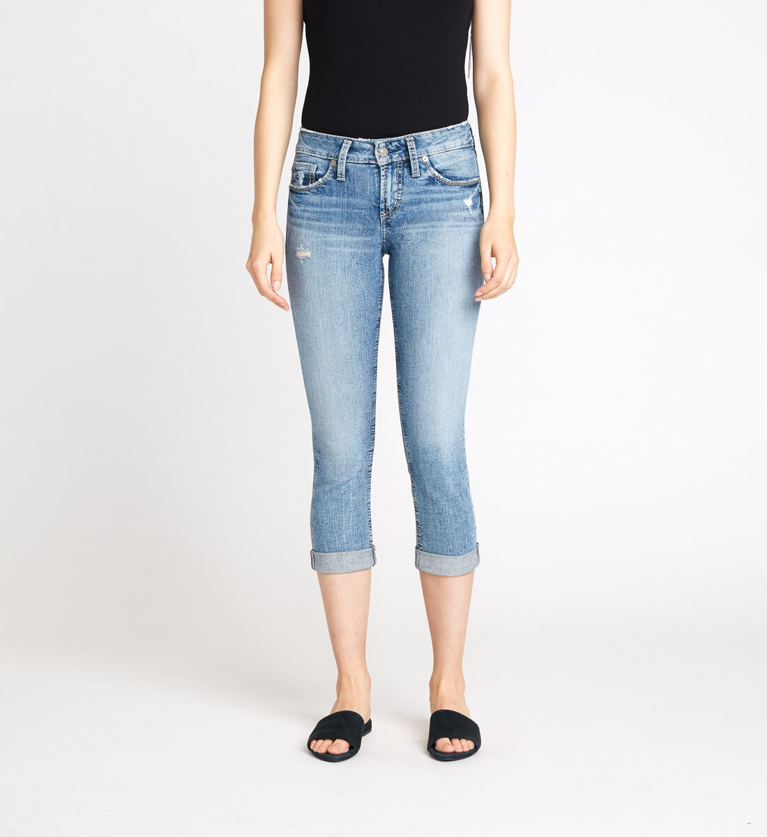 womens skinny capri jeans