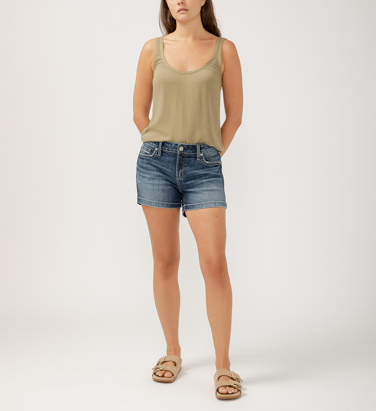 Elyse Mid Rise Shorts, , hi-res image number 0