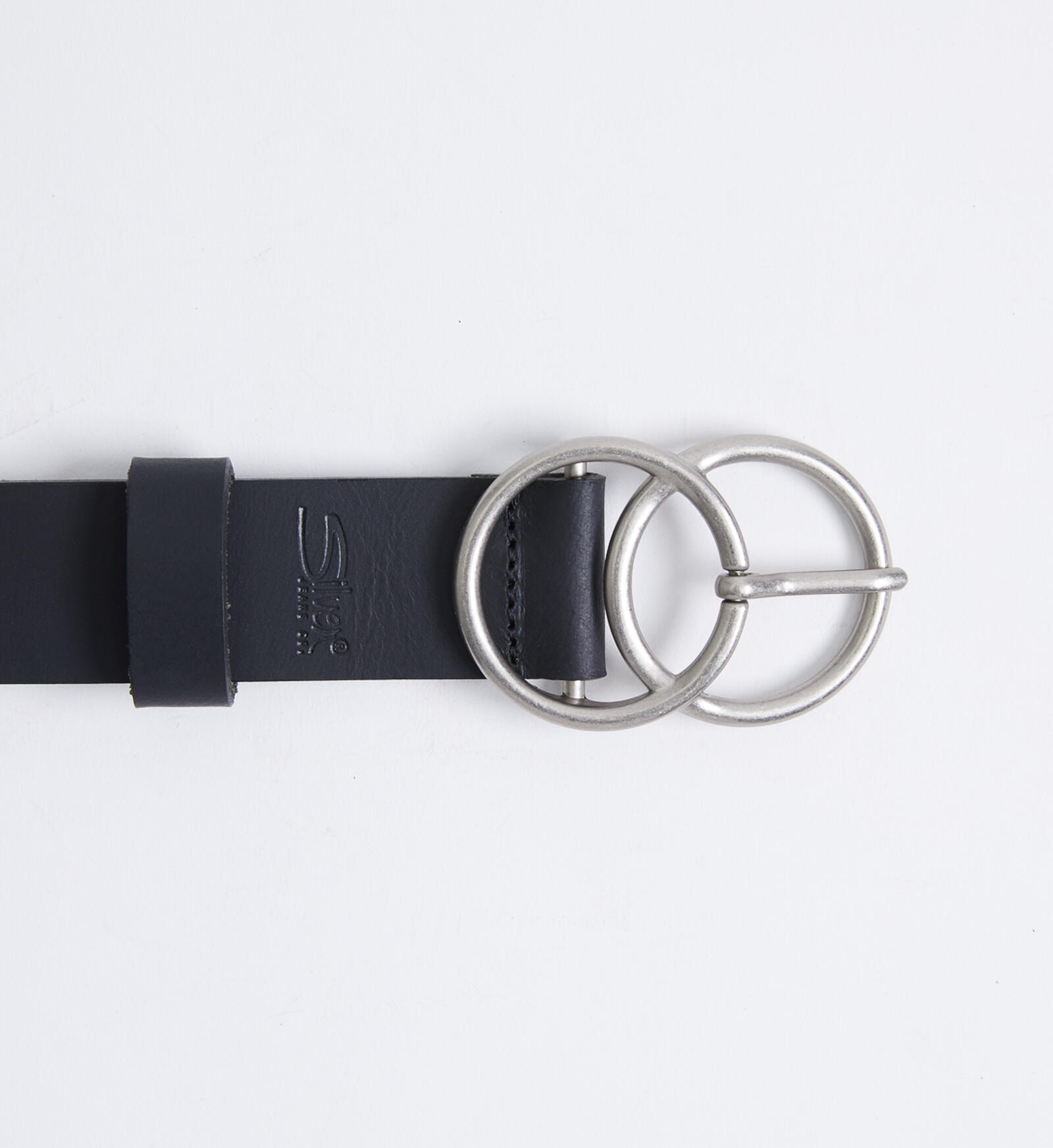 Buy Double O Ring Womens Belt For Usd 45 00 Silver Jeans Us New