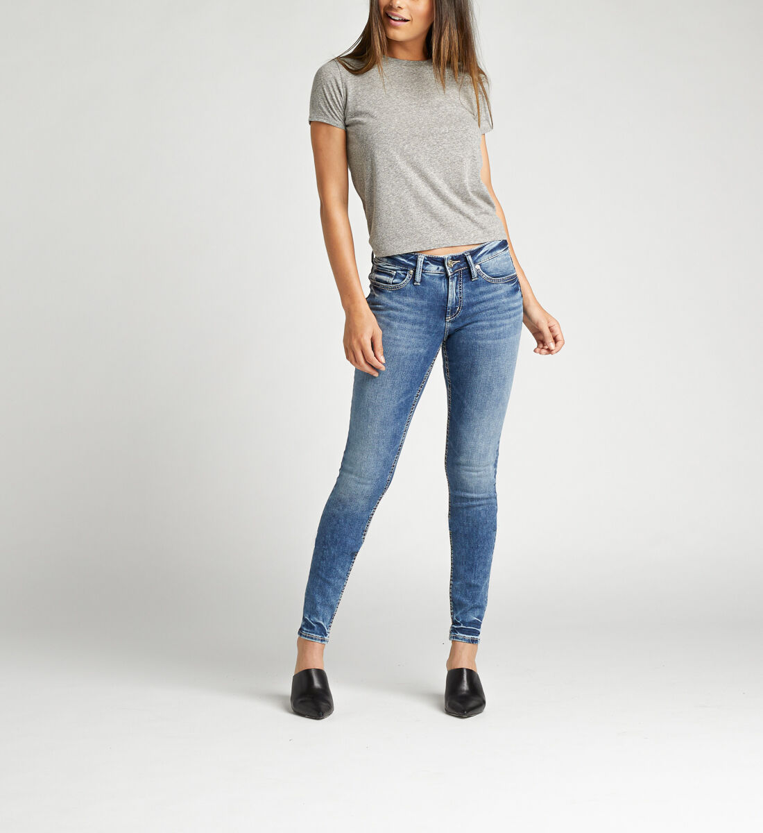Suki Mid Rise Skinny Jeans Alt Image 1