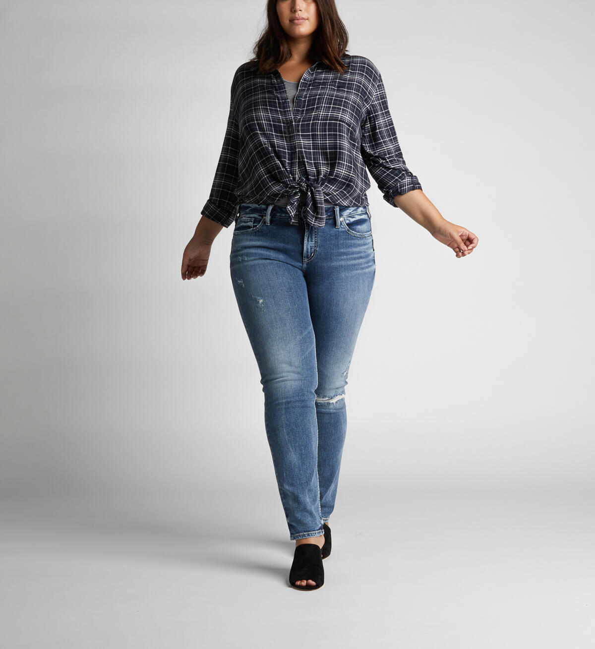 Suki Slim Mid Medium Wash, , hi-res image number 3
