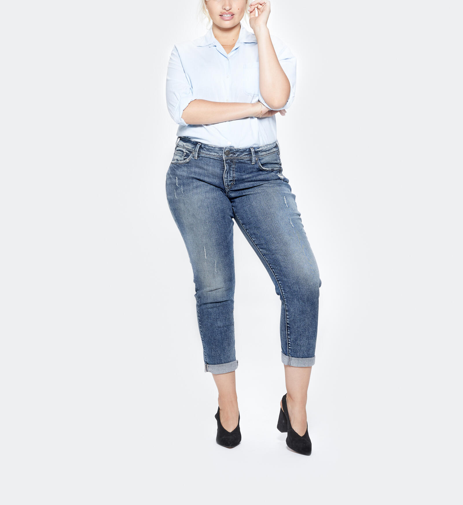 Buy Sam Plus Size Medium Wash for USD 89.00 | Silver Jeans US New