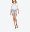 Aiko Light Wash Embroidered Short, , hi-res image number 0