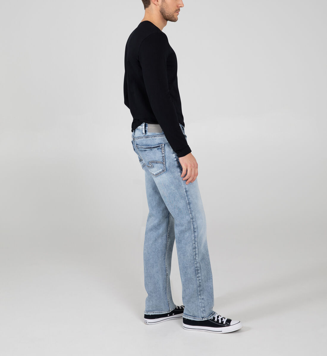 【在庫あり】 Fit Easy Grayson Buy Straight New US Jeans Silver | 94.00 USD for Jeans Leg パンツ