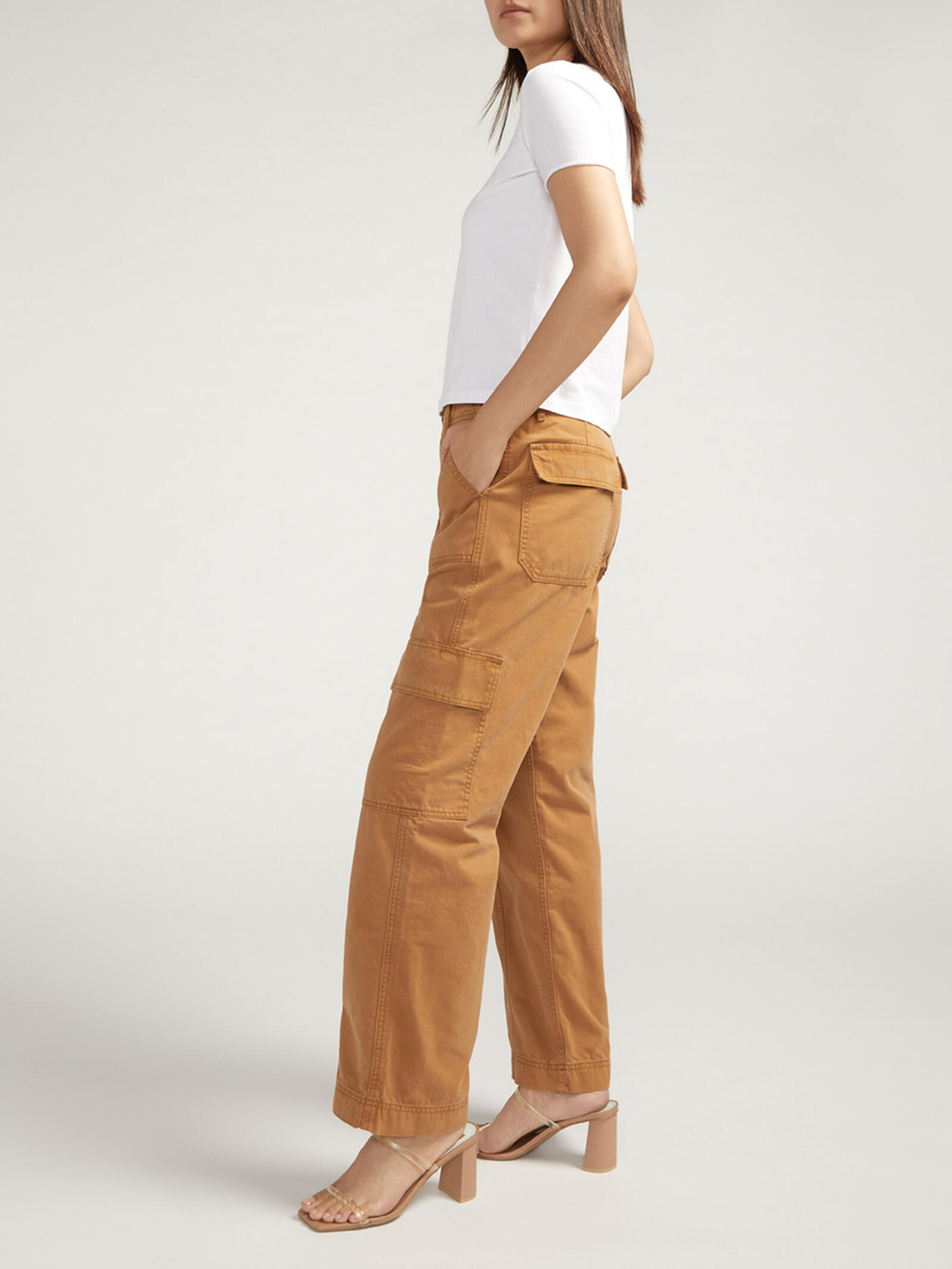 Buy Wide Leg Utility Cargo Pant for USD 48.00 | Silver Jeans US New