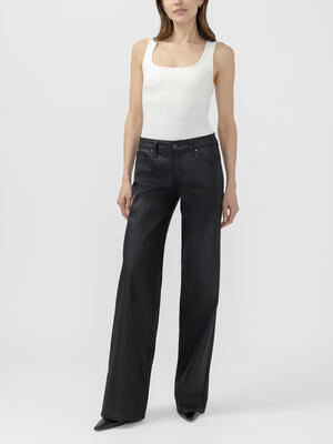 Suki Wide Leg Coated Jeans