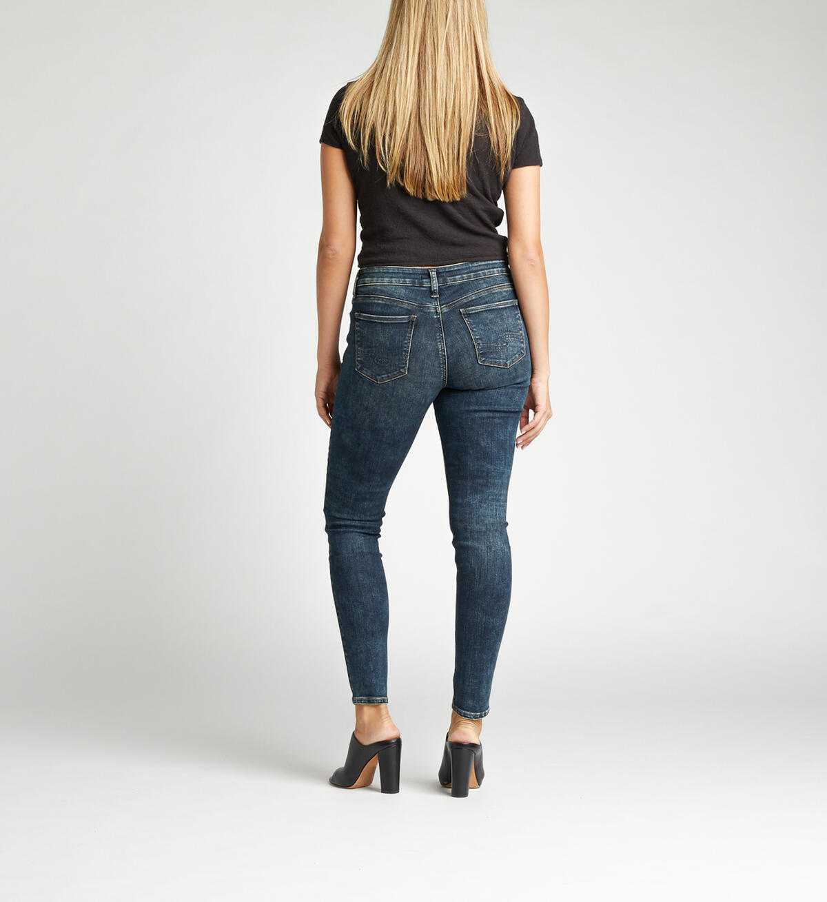 Elyse Mid Rise Skinny Jeans, , hi-res image number 1