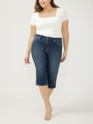 Isbister High Rise Capri Plus Size