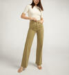Highly Desirable High Rise Trouser Leg Jeans, Light Olive, hi-res image number 4