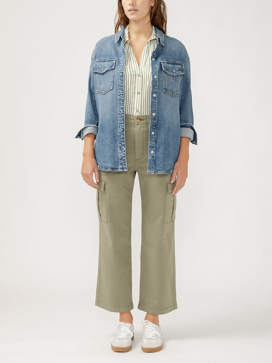 Buy Women's Denim Shirt Jacket for USD 94.00 | Silver Jeans