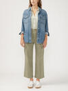 Women's Denim Shirt Jacket, , hi-res image number 2