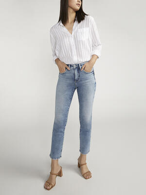 Isbister High Rise Straight Leg Jeans