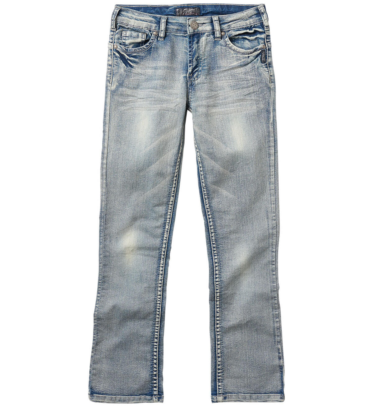 Tammy Bootcut Jeans in Bleached Wash (7-16), , hi-res image number 0