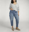 Denim High Rise Cargo Pants, , hi-res image number 0