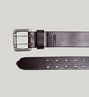 Men's Genuine Leather Belt with Soft Pliable Feel, Dark Brown, hi-res image number 2