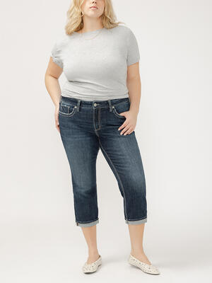 Suki Mid Rise Capri Plus Size