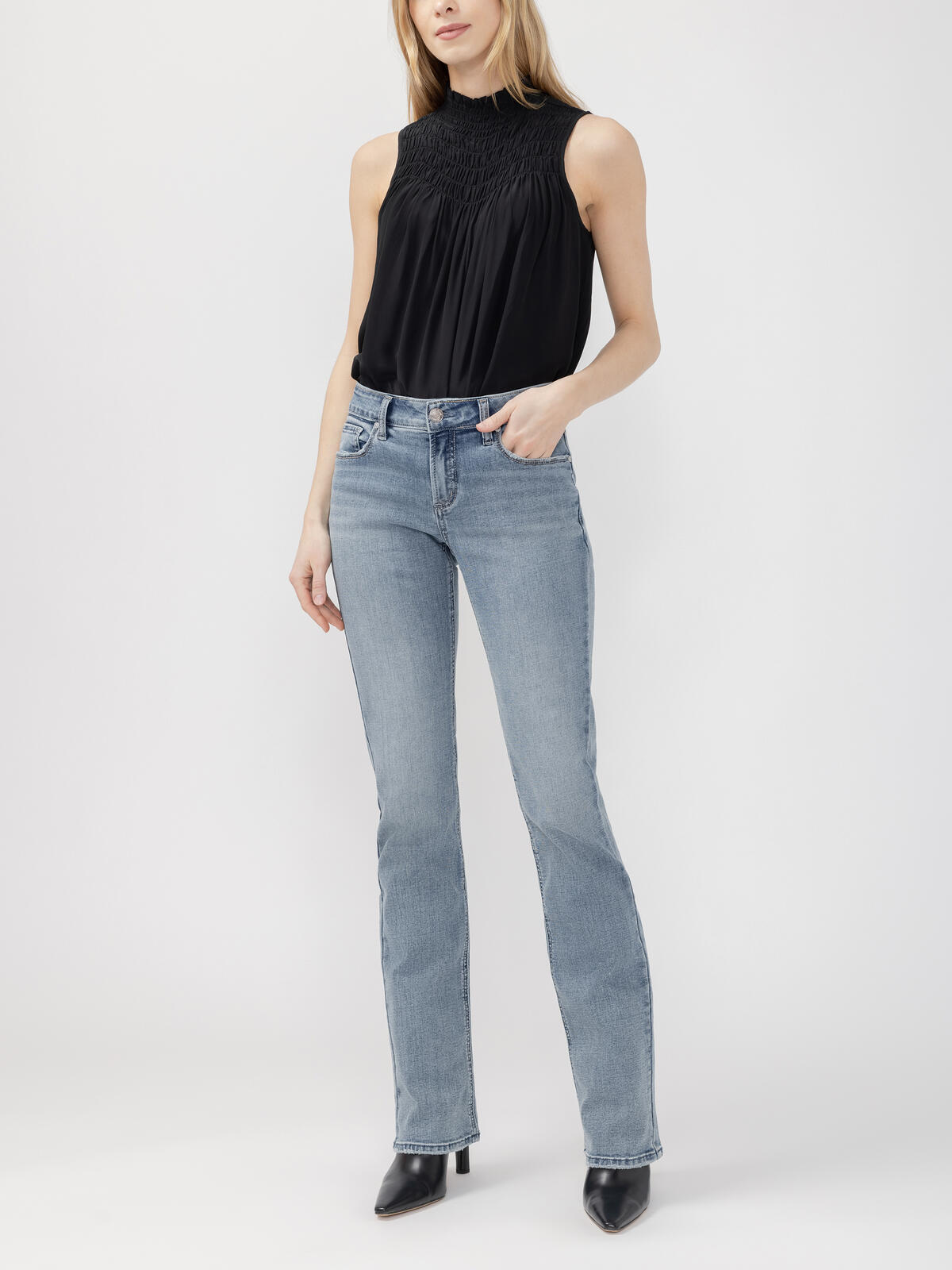 Elyse Slim Bootcut Jeans image number 0