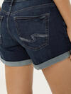 Boyfriend Mid Rise Luxe Stretch Shorts image number 3