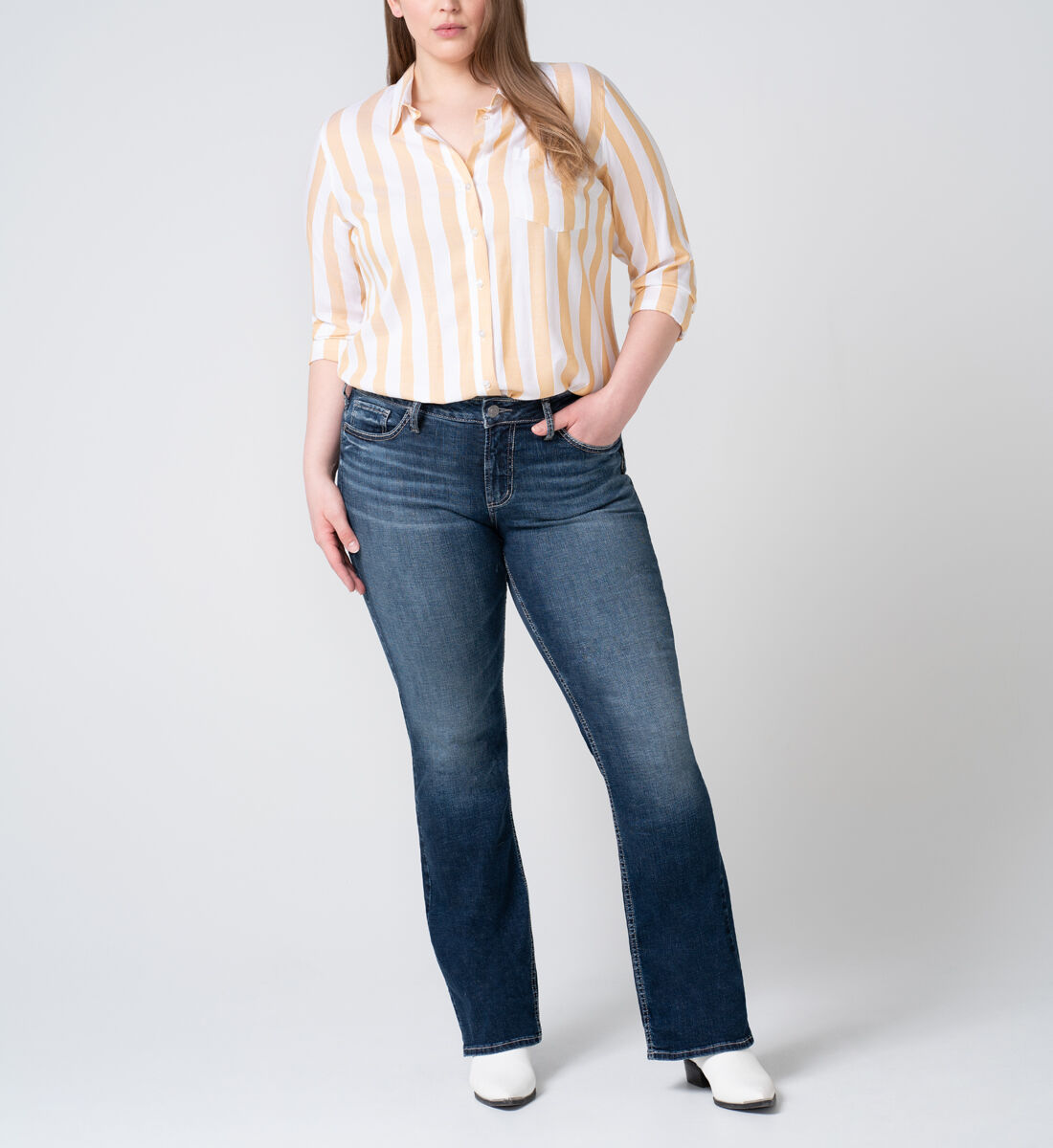 cheap plus size bootcut jeans