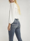 Girlfriend Mid Rise Slim Leg Jeans image number 3