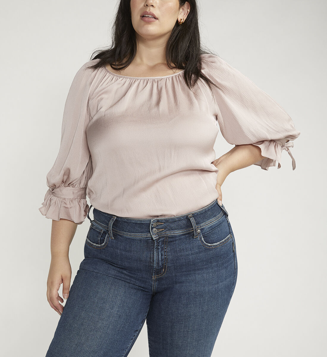 Basic Legging Pants In Plus Size In Stretch Faux Suede