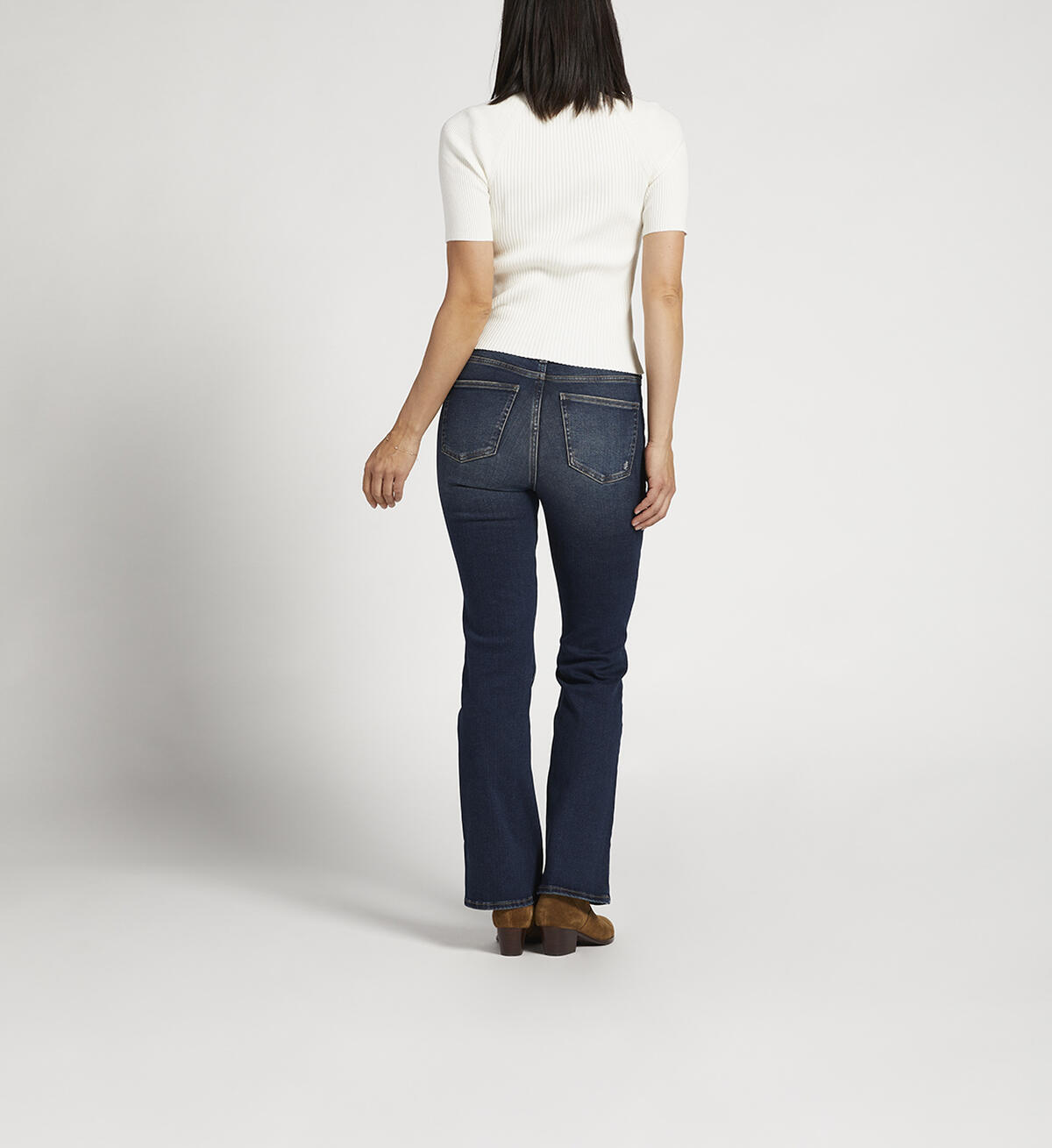 Infinite Fit High Rise Bootcut Jeans, Indigo, hi-res image number 1