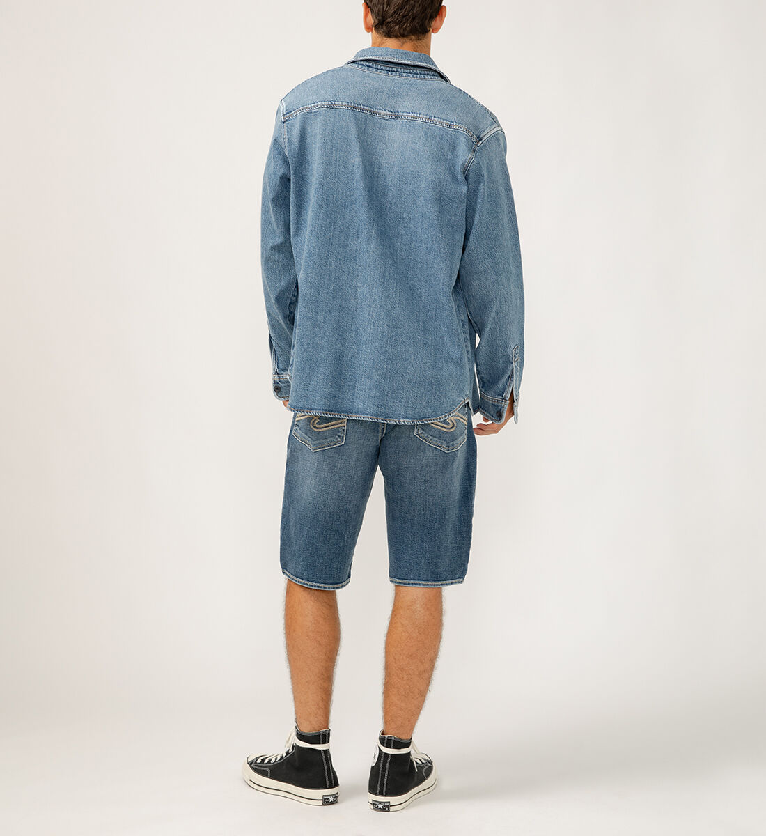 ジャケット・アウター DENIM LIKE PRINT SHIRT 23809524_53908108_322.jpg