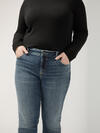 Elyse Mid Rise Straight Leg Jeans Plus size image number 3