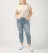 Suki Mid Rise Straight Crop Luxe Stretch Jeans Plus Size, , hi-res image number 0