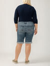 Elyse Mid Rise Luxe Stretch Bermuda Shorts Plus Size image number 1