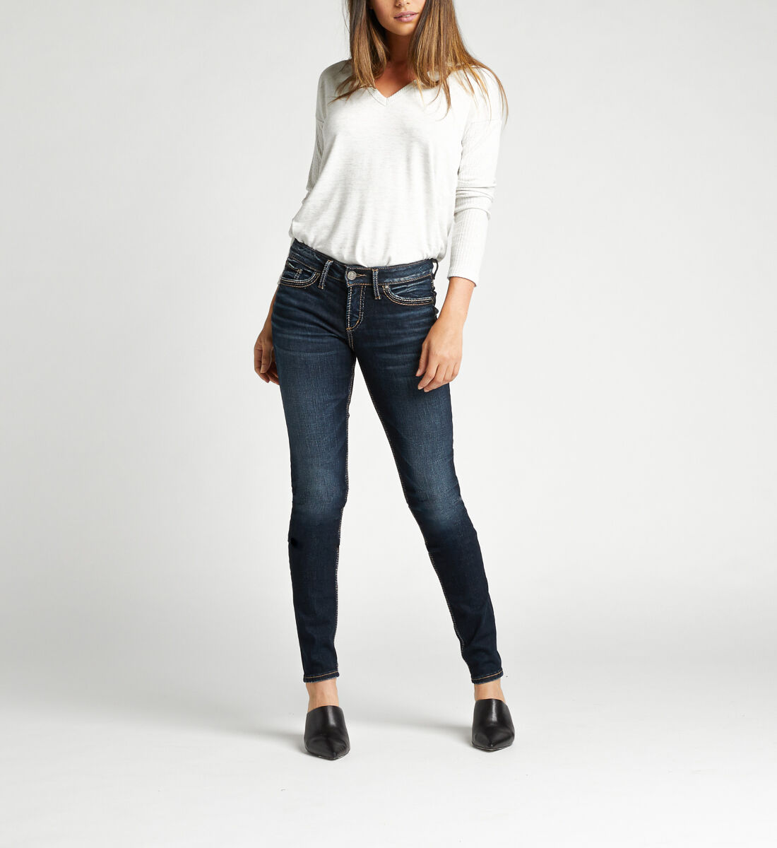 Suki Mid Rise Skinny Jeans Alt Image 1