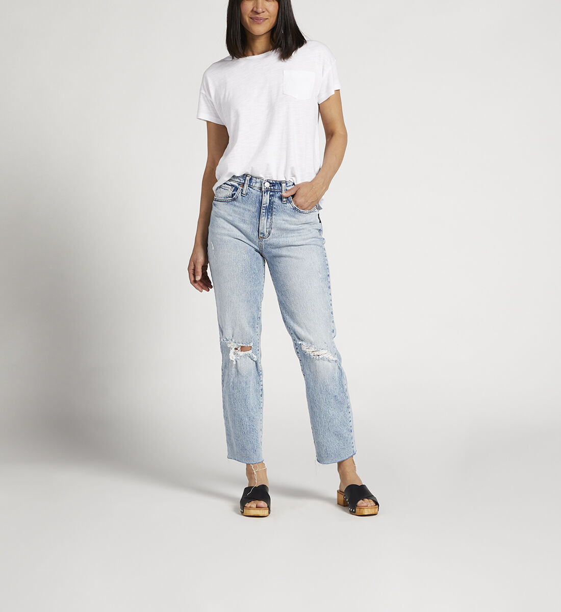 Levis in two minds wedgie top straight jeans