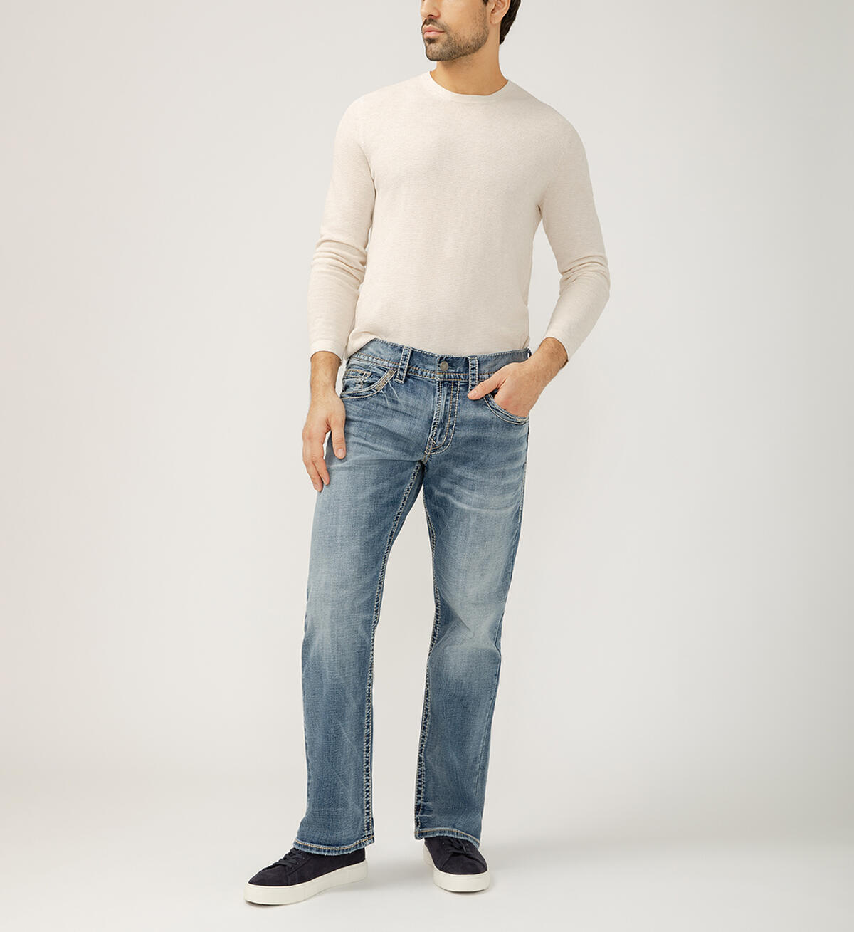 Zac Light Wash, Indigo, hi-res image number 0