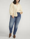 Suki Mid Rise Straight Leg Jeans Plus Size image number 3