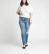 Avery High Rise Slim Leg Jeans Plus Size, Indigo, hi-res image number 0