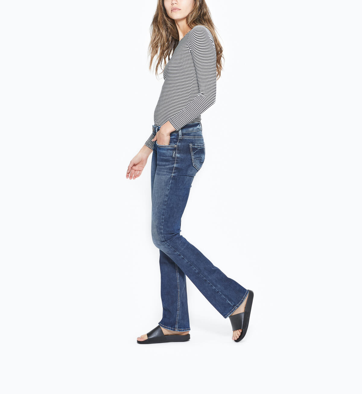 Tuesday Slim Boot Dark Wash, , hi-res image number 2