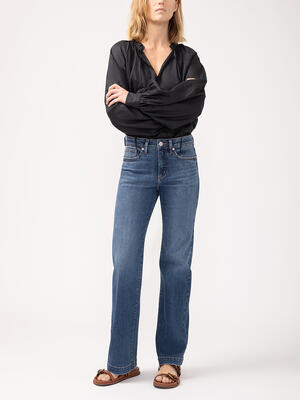 Avery High Rise Trouser Leg Jeans
