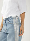 Silver Coated Be Easy High Rise Wide Leg Jeans image number 4