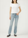 Suki Mid Rise Classic Straight Luxe Stretch Jeans image number 4