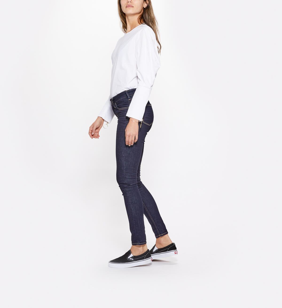 Aiko Super Skinny Dark Wash, , hi-res image number 2