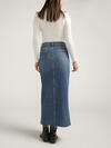 Front-Slit Maxi Jean Skirt, , hi-res image number 1