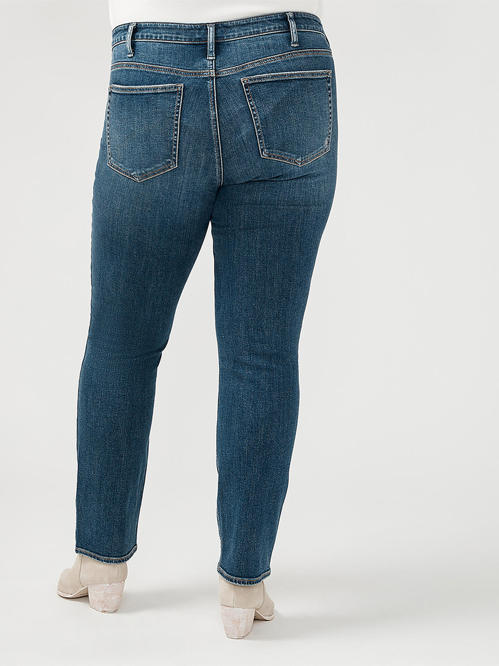Buy Most Wanted Mid Rise Straight Leg Jeans Plus Size for USD