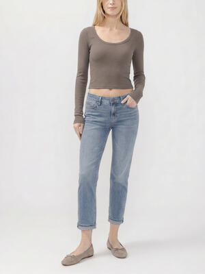 Boyfriend Slim Leg Jeans