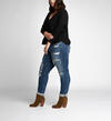Boyfriend Mid Rise Slim Leg Jeans Plus Size Final Sale, , hi-res image number 2