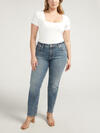 Suki Mid Rise Straight Leg Jeans Plus Size image number 0