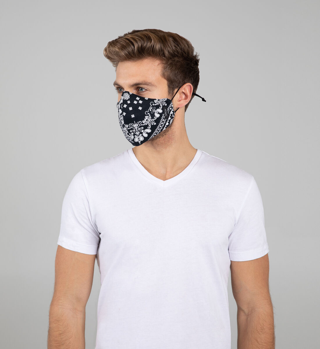 Printed Protective Face Mask - Set of 4 Back