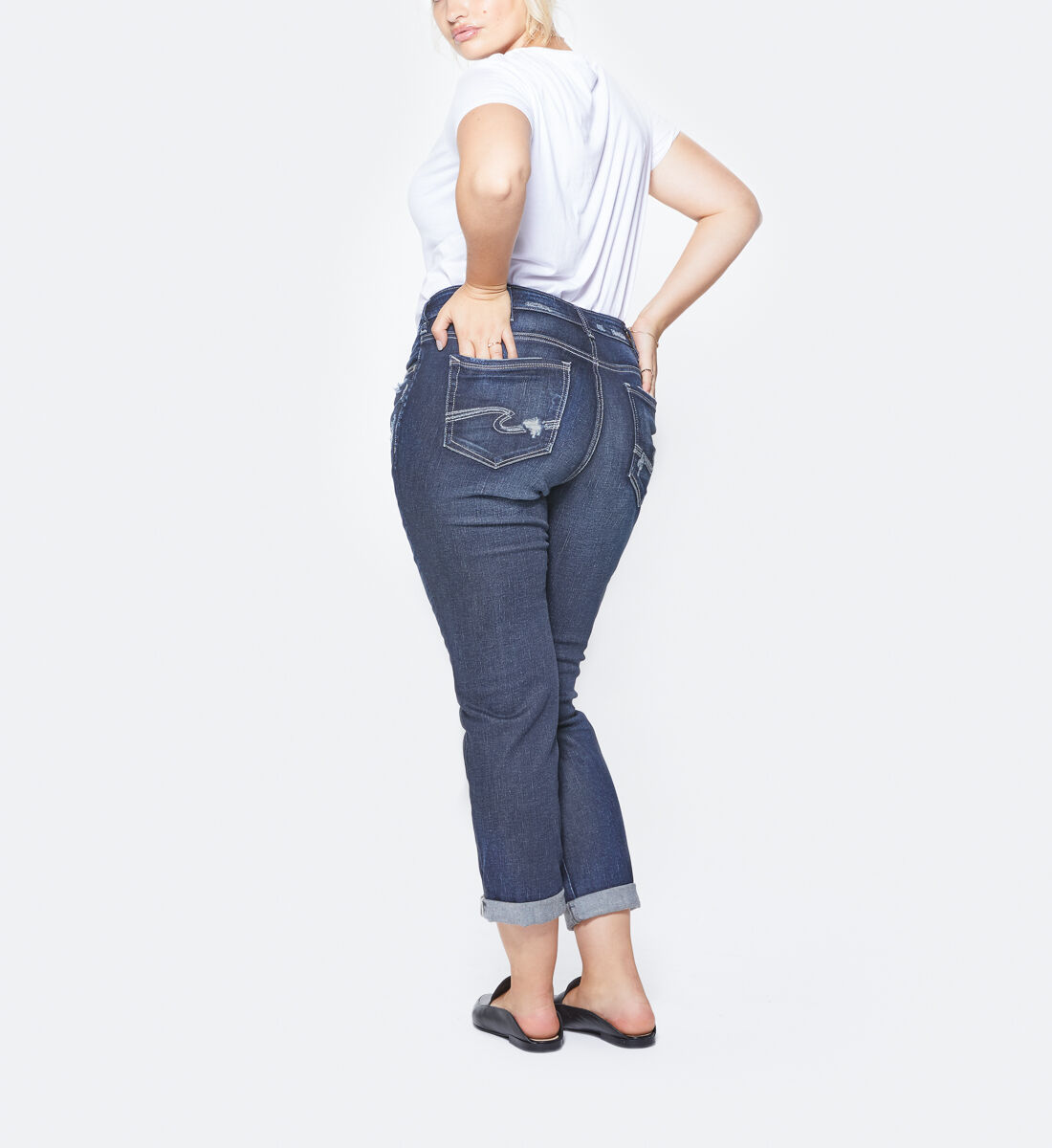 Silver jeans 2024 sam dark wash