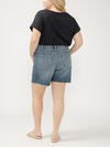 Highly Desirable High Rise Long Shorts Plus Size, , hi-res image number 1