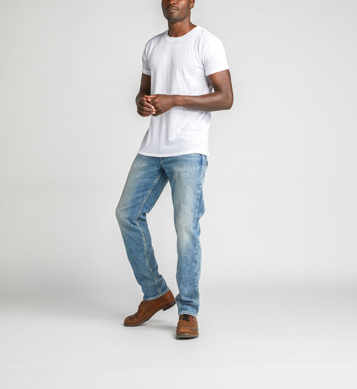 Eddie Relaxed Tapered Jeans, , hi-res image number 3
